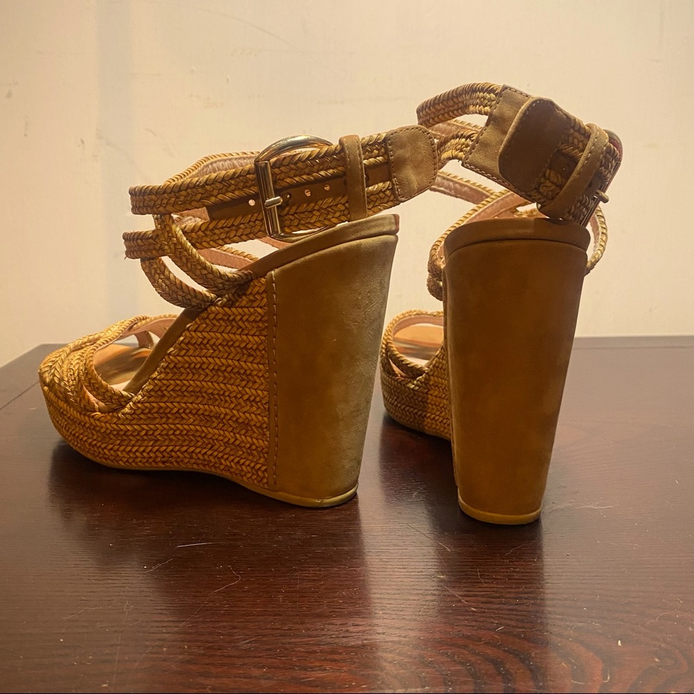 Stuart Weitzman ~ Strappy Wedges Size 10 - image 2